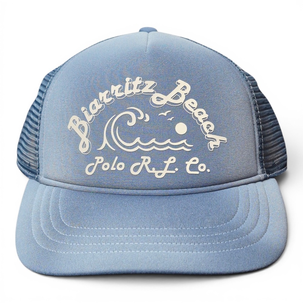 Polo Ralph Lauren Unisex One Size Biarritz Beach Polo RL Co Trucker Hat NWT